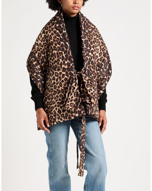 Jucca Brown Camel Scarf Polyester