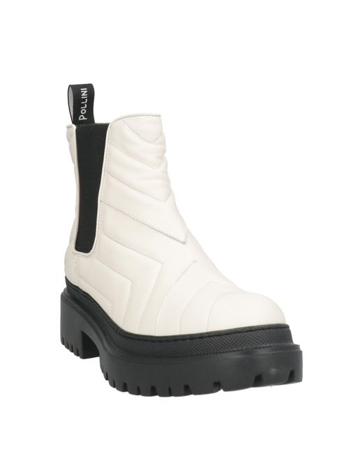 Pollini White Stiefelette