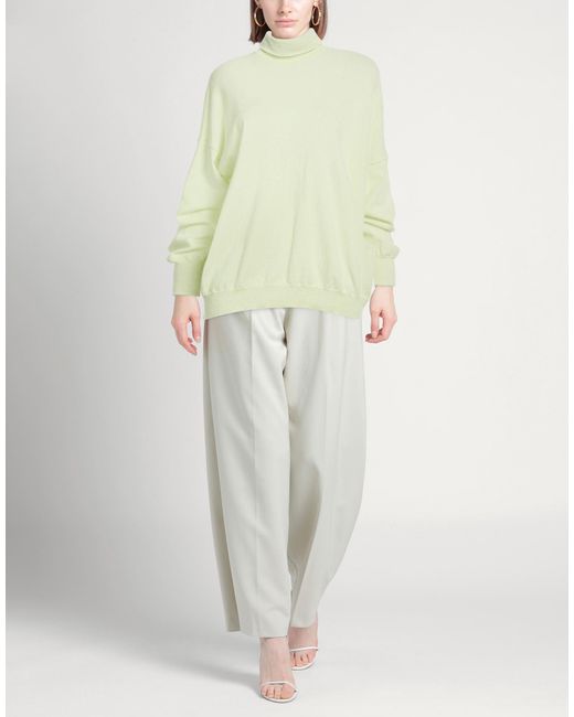 Indress White Light Turtleneck Wool, Cashmere
