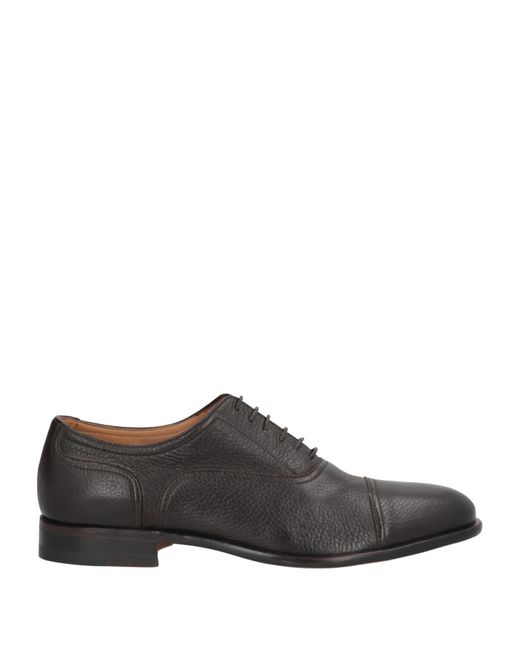 Moreschi Gray Lace-Up Shoes Leather for men