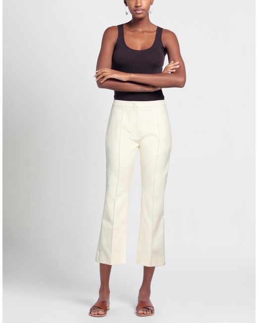 Jil Sander White Trouser
