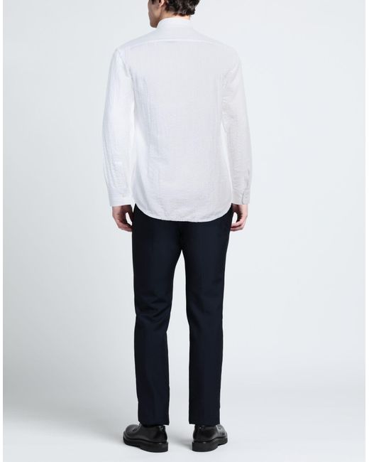 Grey Daniele Alessandrini White Shirt for men