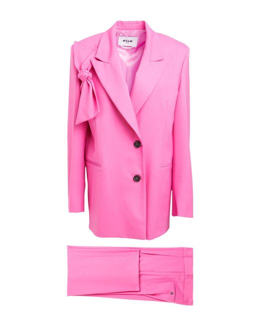 MSGM Pink Suit