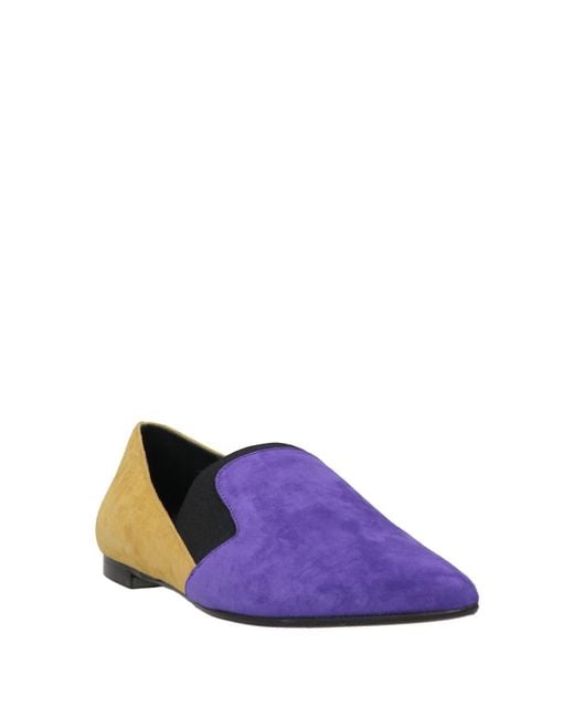 Studio Pollini Purple Ballet Flats