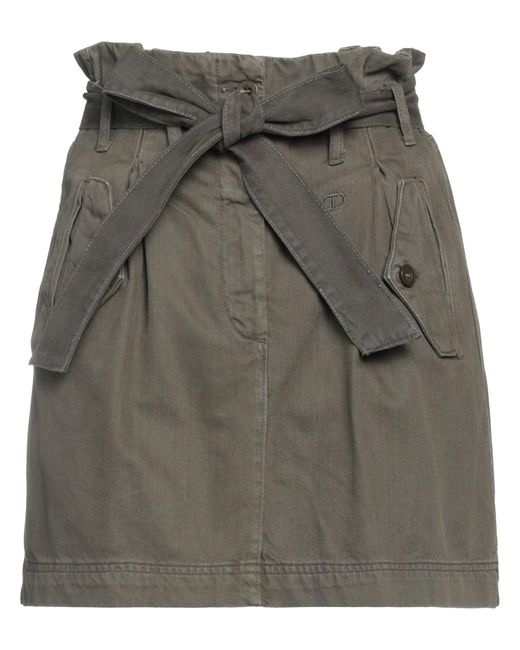 Twin Set Gray Mini Skirt
