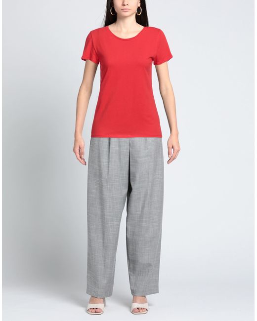 T-shirt Majestic Filatures en coloris Red