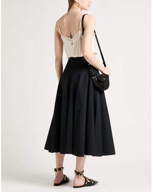 Valentino Garavani Black Midi-Rock