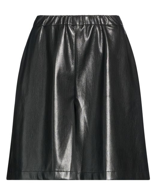 Liviana Conti Black Shorts & Bermuda Shorts