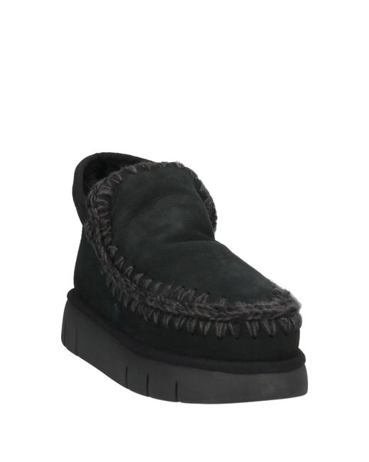 Mou Black Ankle Boots