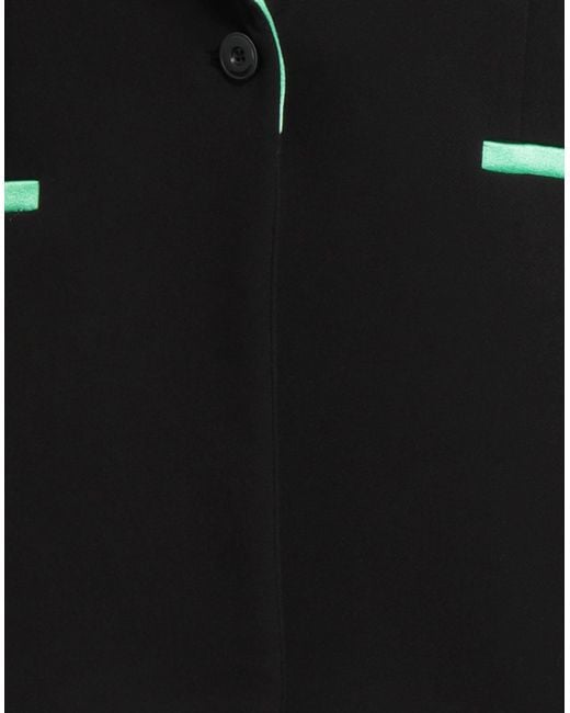 Alice + Olivia Black Blazer Polyester, Viscose, Elastane