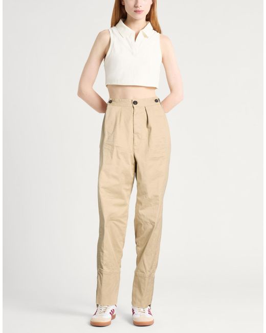DSquared² Natural Pants Cotton, Elastane