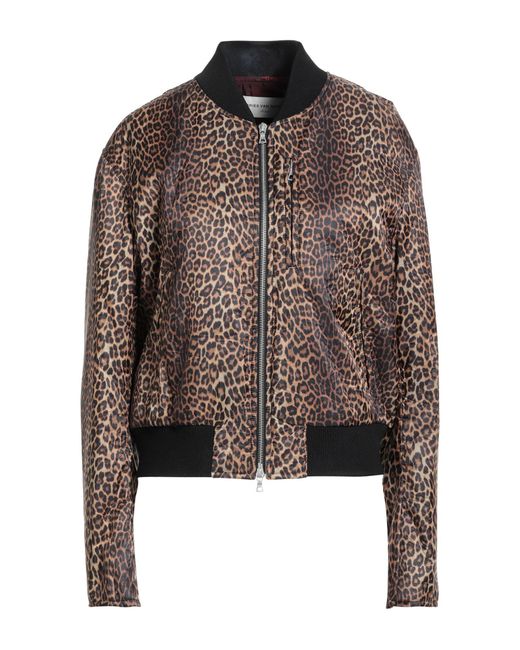 Dries Van Noten Brown Jacket Polyester