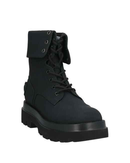 Gaelle Paris Black Ankle Boots Rubber