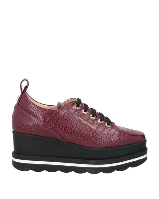 Lorenzo Mari Purple Schnürschuh