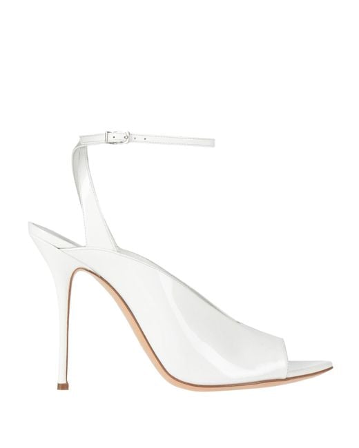 Casadei White Sandals Leather
