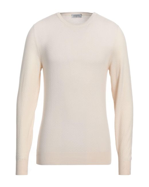 Svevo White Sweater for men
