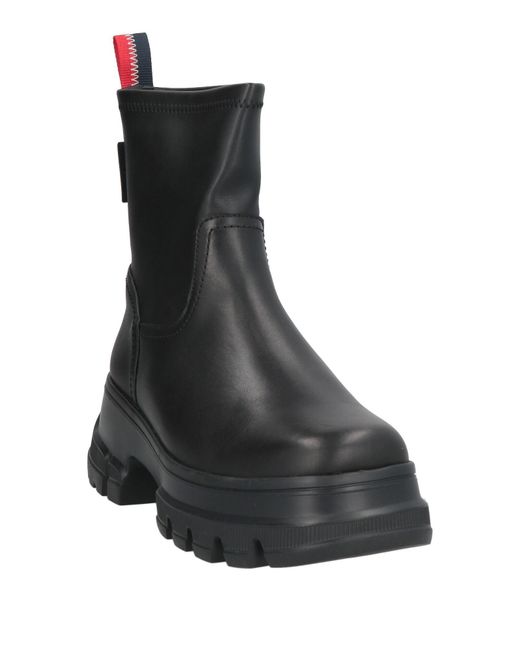 Tommy Hilfiger Black Ankle Boots