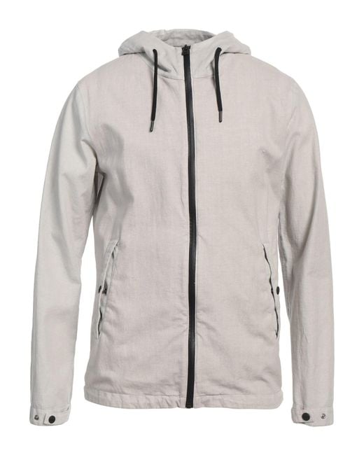 Herno Gray Jacket Linen for men