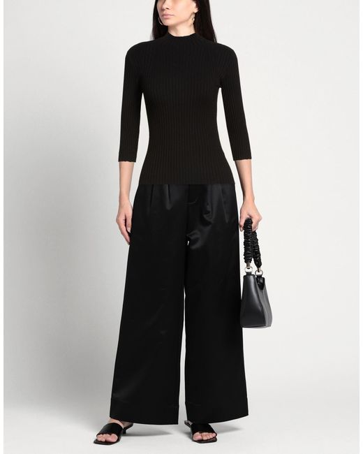 ViCOLO Black Turtleneck Viscose, Polyester