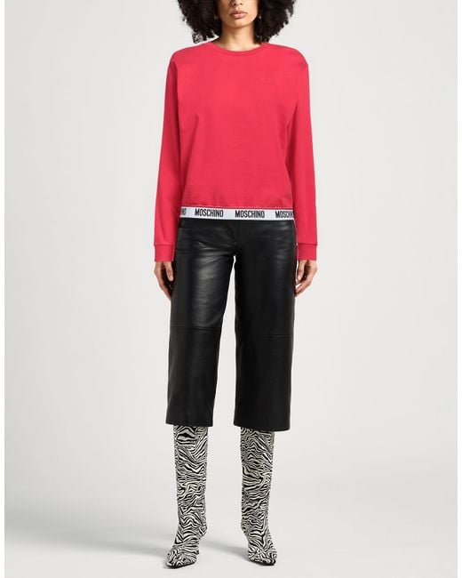 Moschino Red Sweatshirt