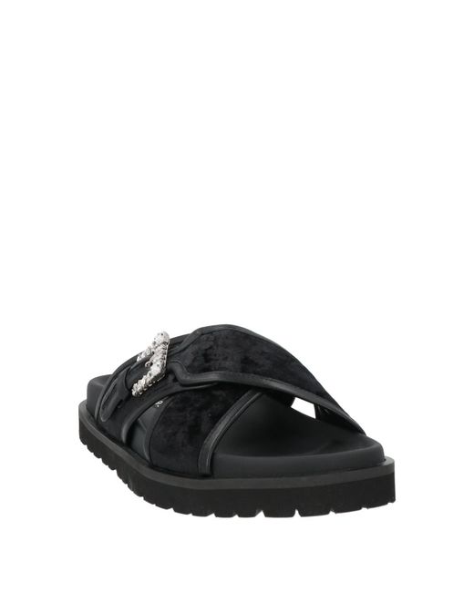 Sergio Rossi Black Sandals