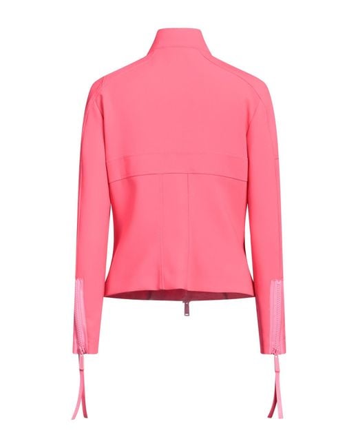 DSquared² Pink Jacket Polyester, Polyurethane