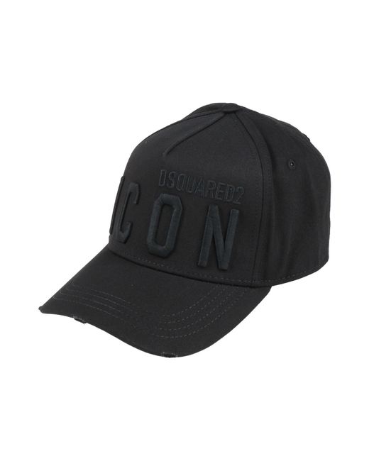 DSquared² Black Hats for men