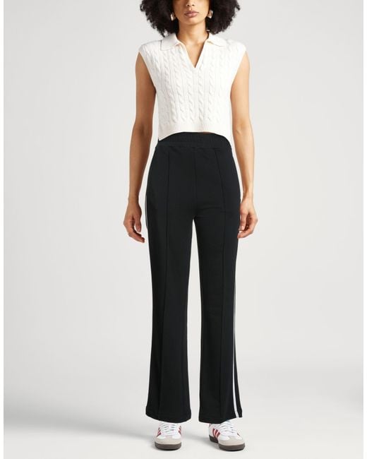 Iceberg Black Pants Cotton, Polyamide