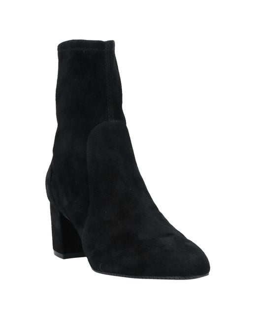 Stuart Weitzman Black Ankle Boots