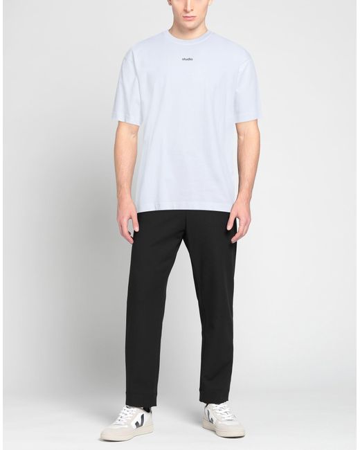 Seidensticker White Studio T-Shirt Cotton for men