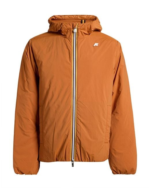 K-Way Orange Puffer for men