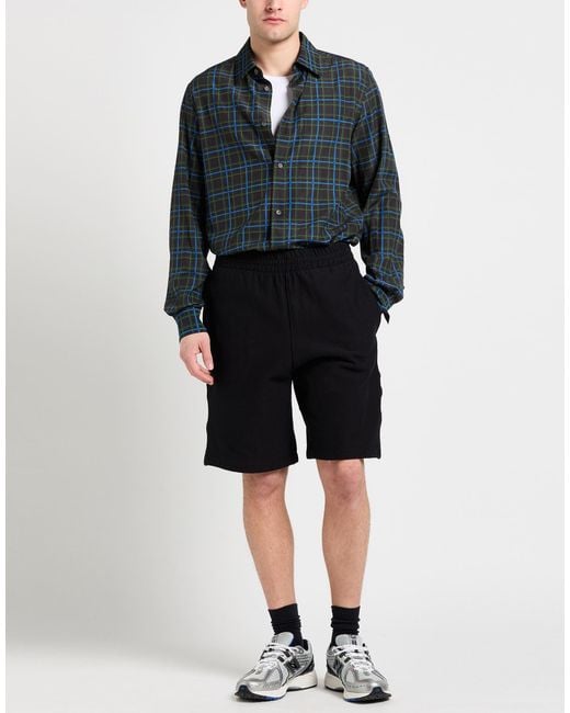 Burberry Blue Shorts & Bermuda Shorts Cotton for men