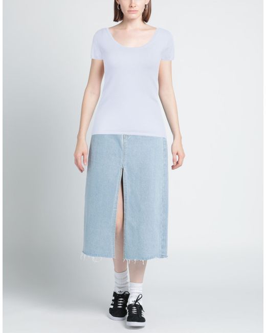 Rossopuro White Sweater Cotton, Polyester
