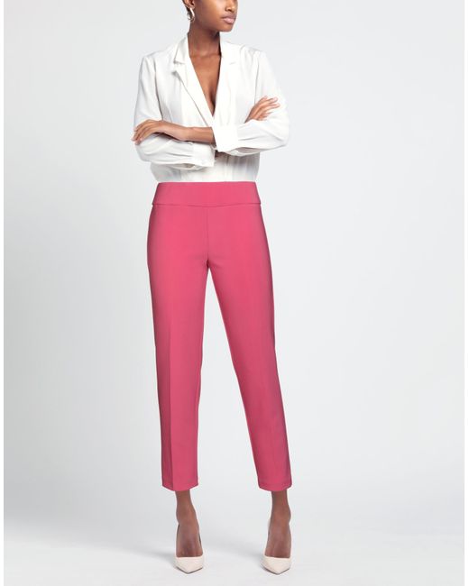Joseph Ribkoff Pink Pants Polyester, Elastane