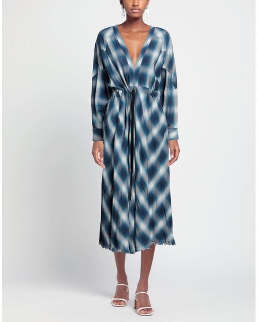 Jonathan Simkhai Blue Midi-Kleid