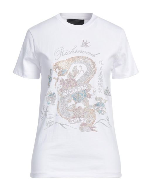 John Richmond White T-shirts