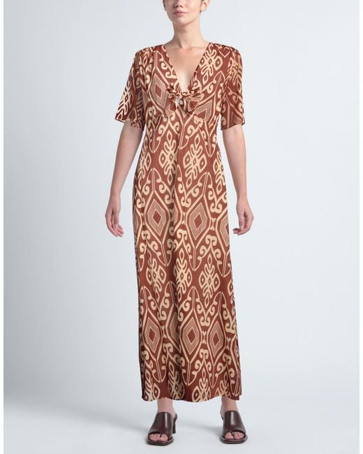 Niu Brown Maxi Dress