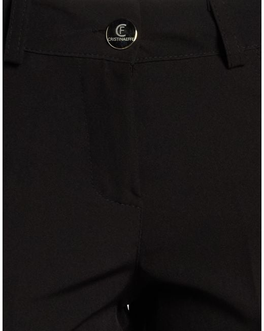 Marella Black Pants Polyester