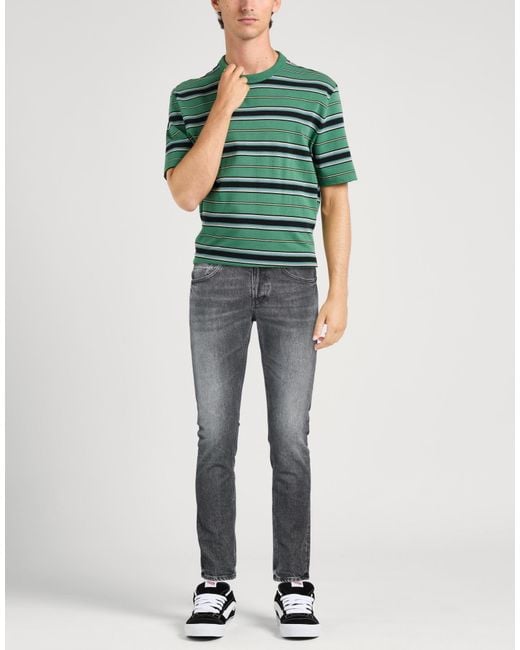 Dondup Gray Jeans Paper, Lyocell, Elastane for men