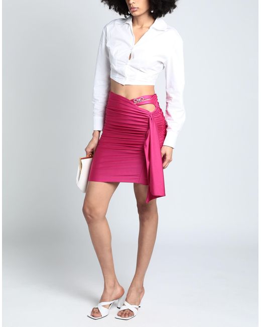 MATILDE COUTURE Pink Mini Skirt
