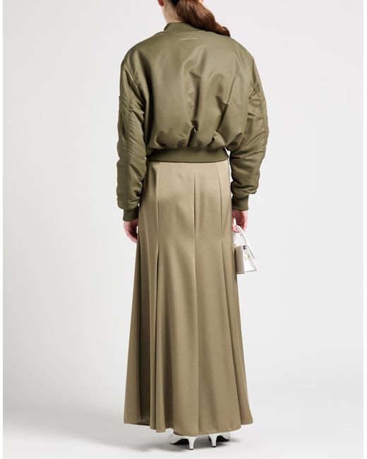 MM6 by Maison Martin Margiela Green Jacket Polyamide