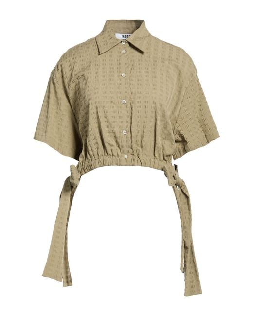 MSGM Natural Shirts