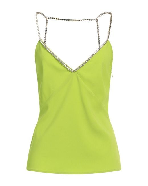 Liu Jo Green Top Polyester, Elastane