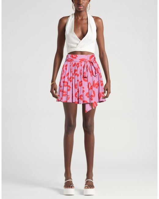 Aniye By Red Mini Skirt Polyester, Elastane
