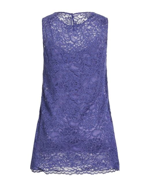 Dolce & Gabbana Purple Mini Dress Viscose, Polyamide