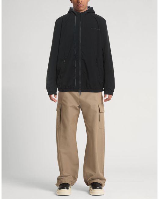 ARMANI EXCHANGE Black Jacket for men