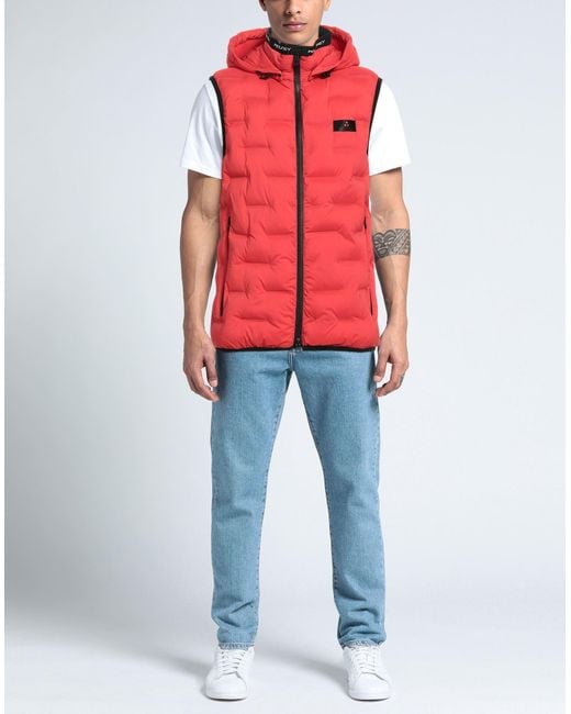 Peuterey Red Gilet for men