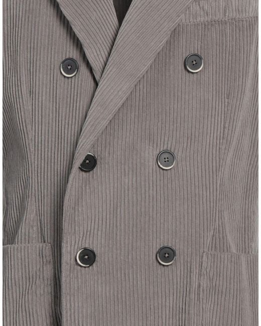 Barena Gray Blazer Cotton for men