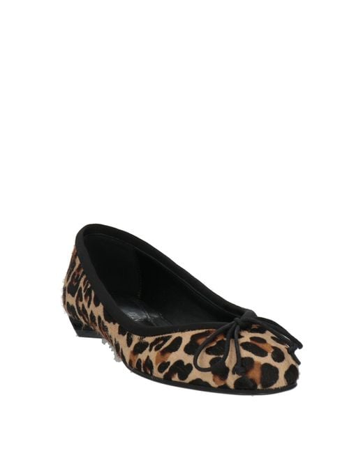 McQueen Black Ballet Flats