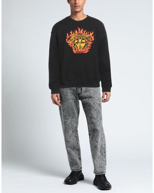 Versace Black Sweatshirts for men